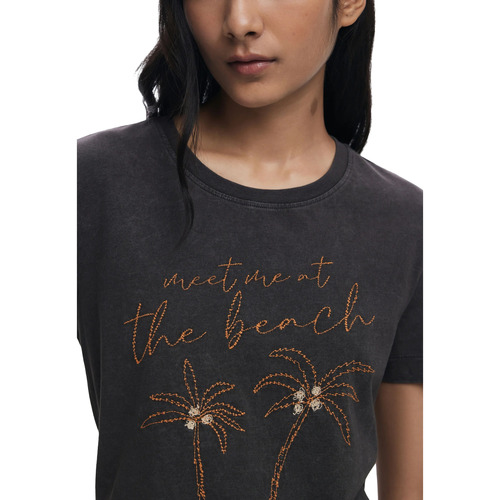 Desigual REPRIS TS PALM 25WWTKX1 Preto