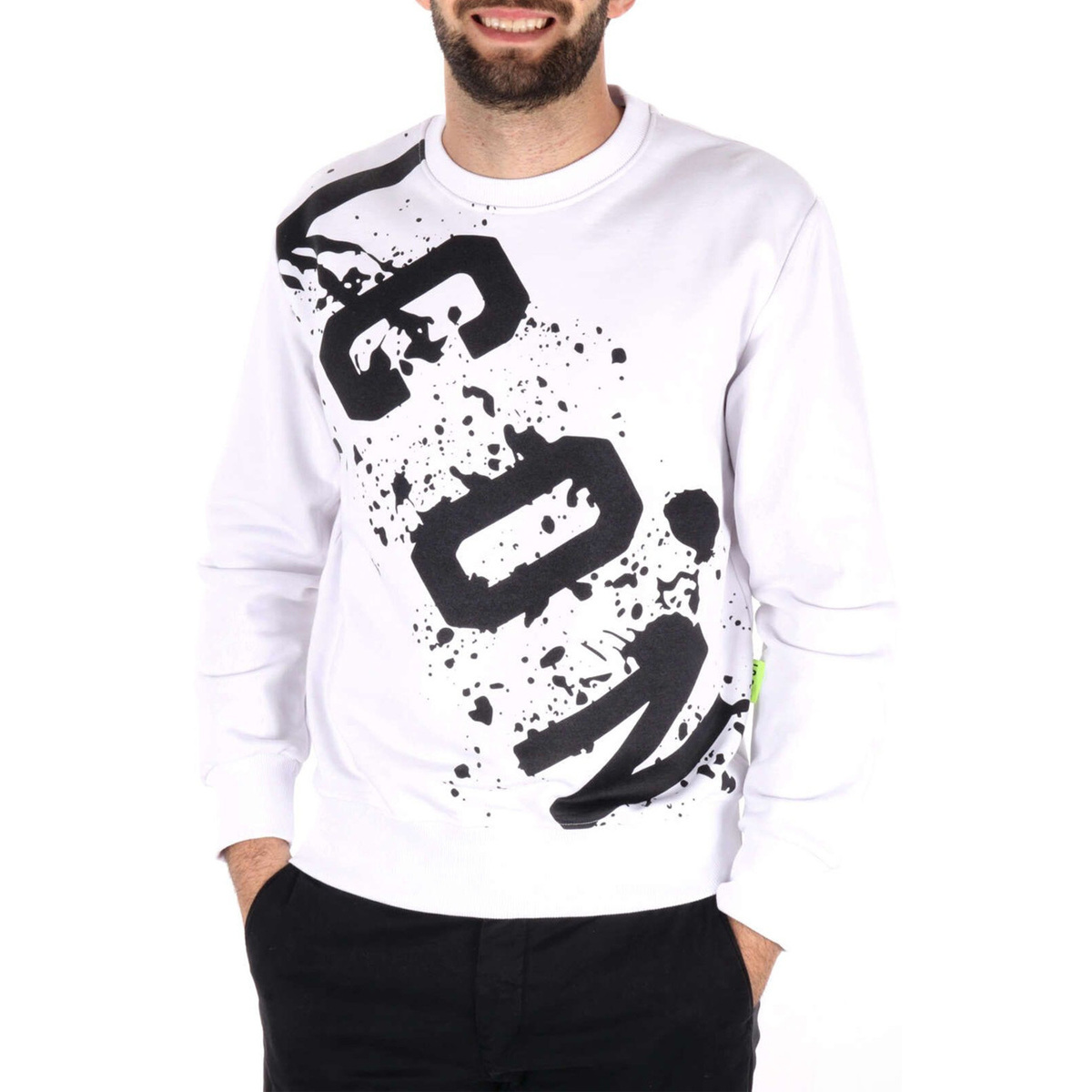 Textil Homem Sweats Icon  Branco