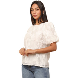 Textil Mulher Tops / Blusas La Modeuse 75222_P177681 Branco