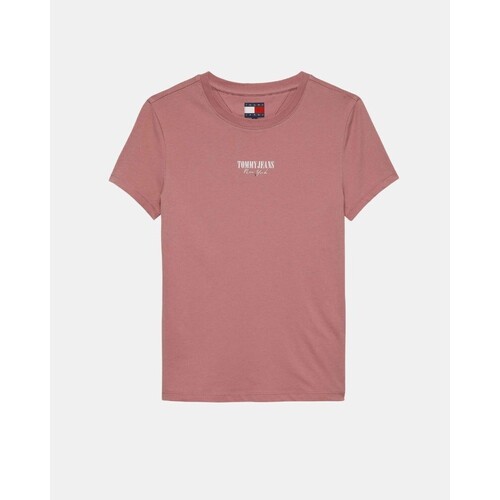 Textil Mulher T-shirts e Pólos Tommy Hilfiger DW0DW20913 Rosa
