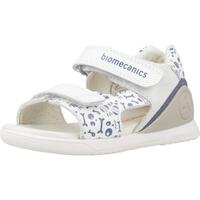Sapatos Rapaz Sandálias Biomecanics 242147B Branco