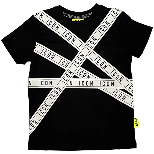 Textil Criança T-shirts e Pólos Icon  Preto