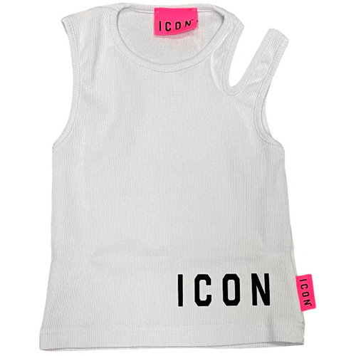 Textil Criança Tops sem mangas Icon  Branco
