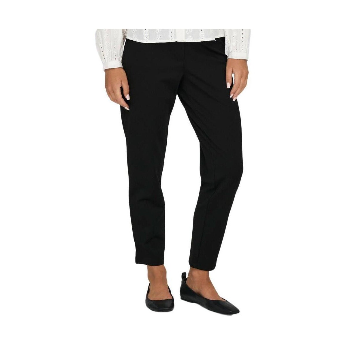 Textil Mulher Calças JDY  Preto