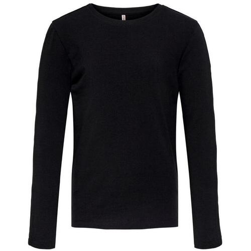 Textil Rapariga T-shirts e Pólos Kids Only  Preto