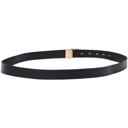 Calvin Klein Jeans Monogram Plaque Buckle 25MM REV LV04K7005G Preto