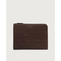 Malas Homem Bolsa Orciani P00734 CHEVRETTE WOVEN - PORTADOCUMENTI-TESTA DI MORO Castanho