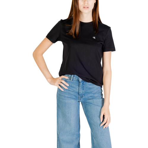 Calvin Klein Jeans SS MONOGRAM CREW TEE LV047B224G Preto