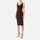 Textil Mulher Vestidos Elisabetta Franchi AM62S51E3-644 Castanho