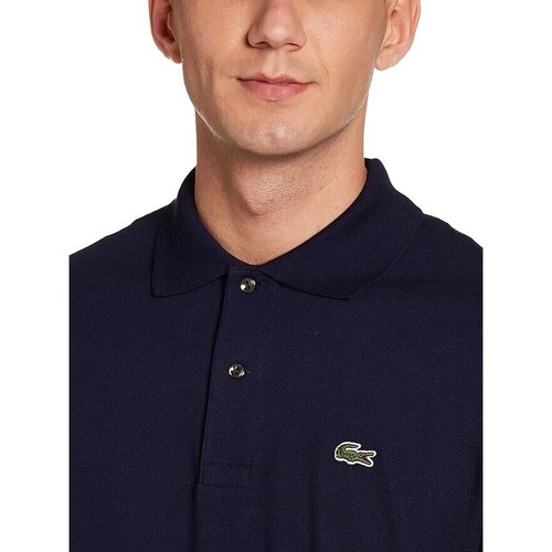 Lacoste Polo  Homem Azul Slim Fit Azul