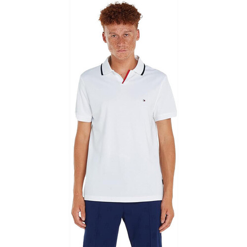 Textil Homem T-shirts e Pólos Tommy Hilfiger Polo  Branco Branco