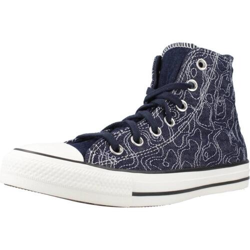 Sapatos Mulher Sapatilhas Converse CHUCK TAYLOR ALL STAR HI Azul