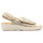 Sapatos Mulher Sandálias Bio Up : Sandálias anatómicas bege com velcro : Mulher Bege