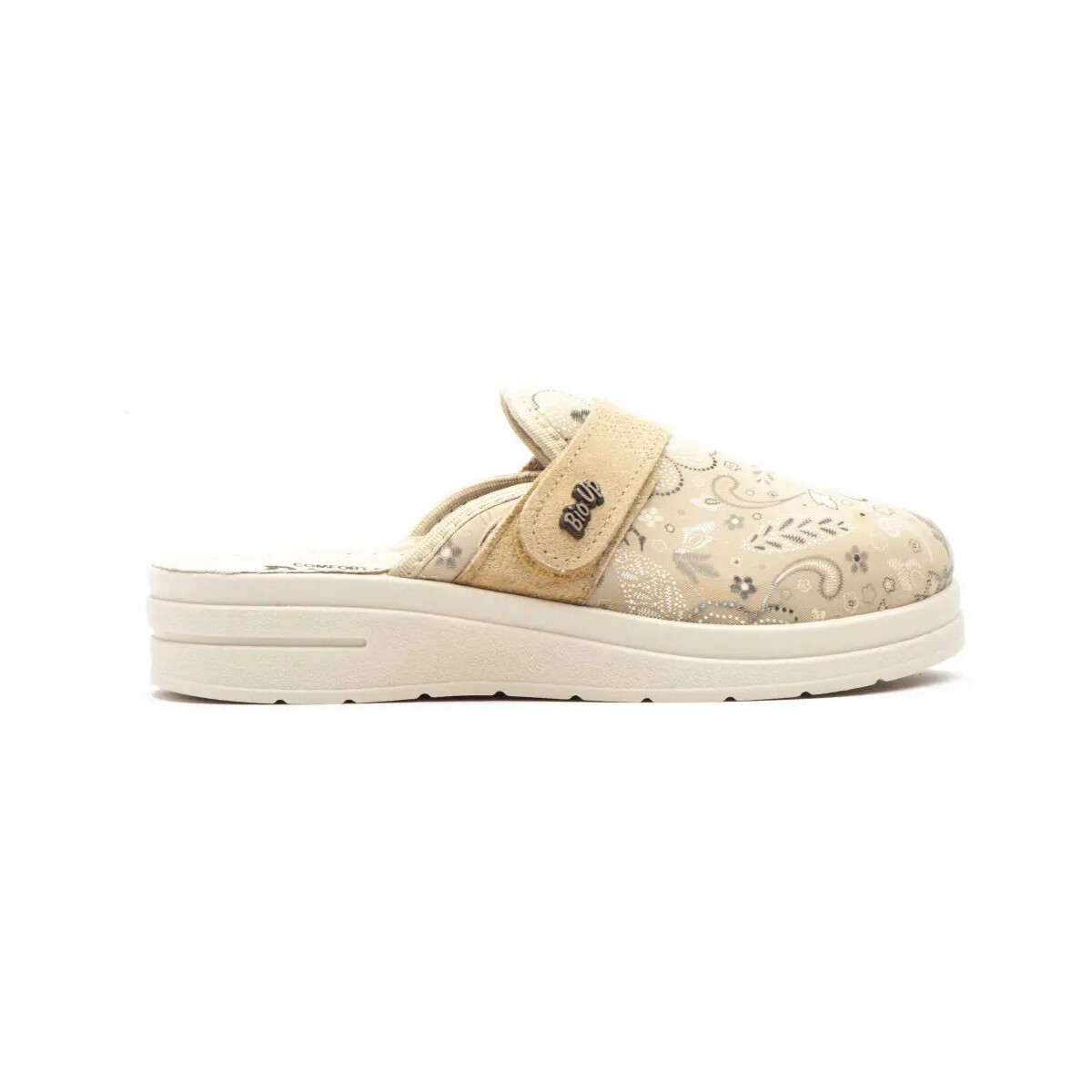Sapatos Mulher Setor medical / alimentar Bio Up : Socas anatómicas em pele e tecido bege : Mulher Bege
