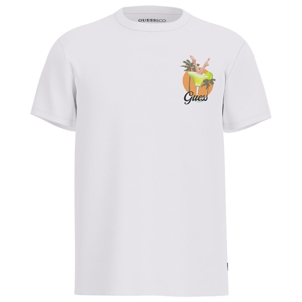 Textil Homem T-Shirt mangas curtas Guess M5GI58 KBW41 Branco
