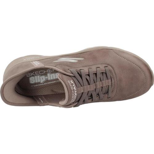 Skechers GO WALK FLEX - MALI SLIP-INS Castanho