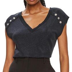 Textil Mulher T-shirts e Pólos Morgan  Azul