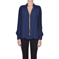 Textil Mulher camisas Elisabetta Franchi TPC00006006AI Azul