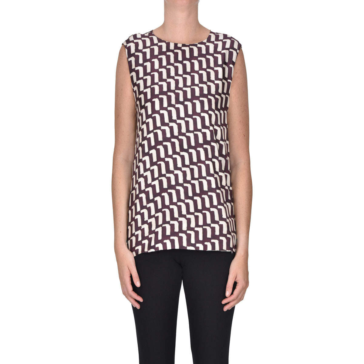 Textil Mulher Tops sem mangas Max Mara TPT00006004AI Vermelho