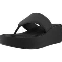 Sapatos Mulher Sandálias FitFlop PLATFFORMS WEDGE TOE POST S Preto