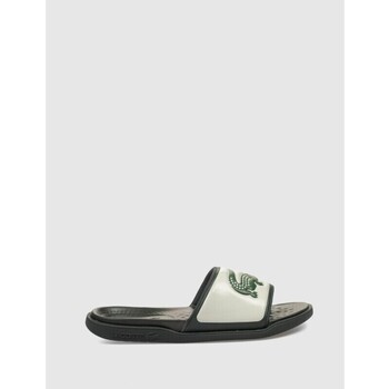 Sapatos Homem chinelos Lacoste CHANCLA  SERVE SLIDE DUAL BEIG Bege