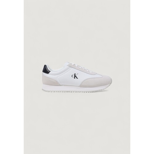 Sapatos Homem Sapatilhas Calvin Klein Jeans RETRO RUNNER LACE UP YM0YM01325 Branco