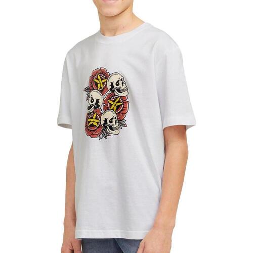Textil Rapaz T-shirts e Pólos Jack & Jones  Branco