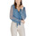 Textil Mulher camisas Guess LS CAMILLA GARMENT DYED TOP W5YH0V WE550 Azul