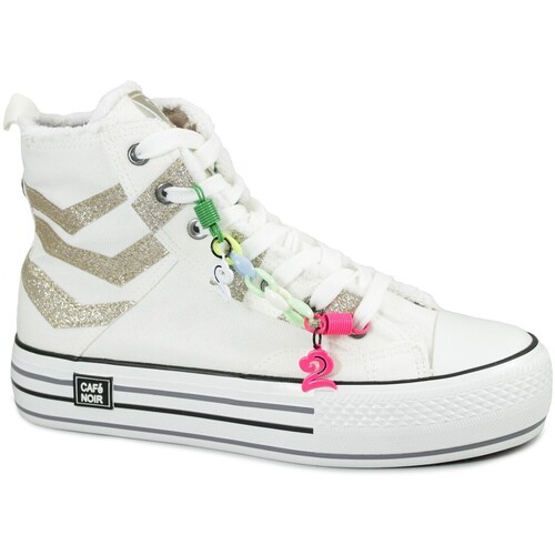 Sapatos Mulher Sapatilhas Café Noir CAF-RRR-DM95-BU Branco