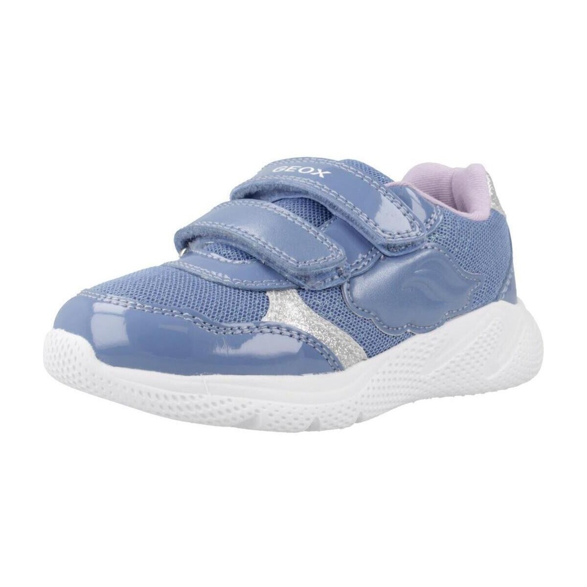 Sapatos Rapariga Sapatilhas Geox B SPRINTYE GIRL Azul
