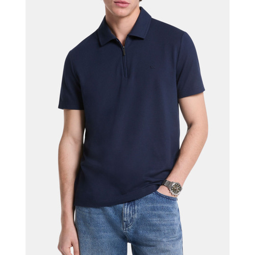 MICHAEL Michael Kors CS552HOHFK SLEEK PIQUE SS ZIP Marinho