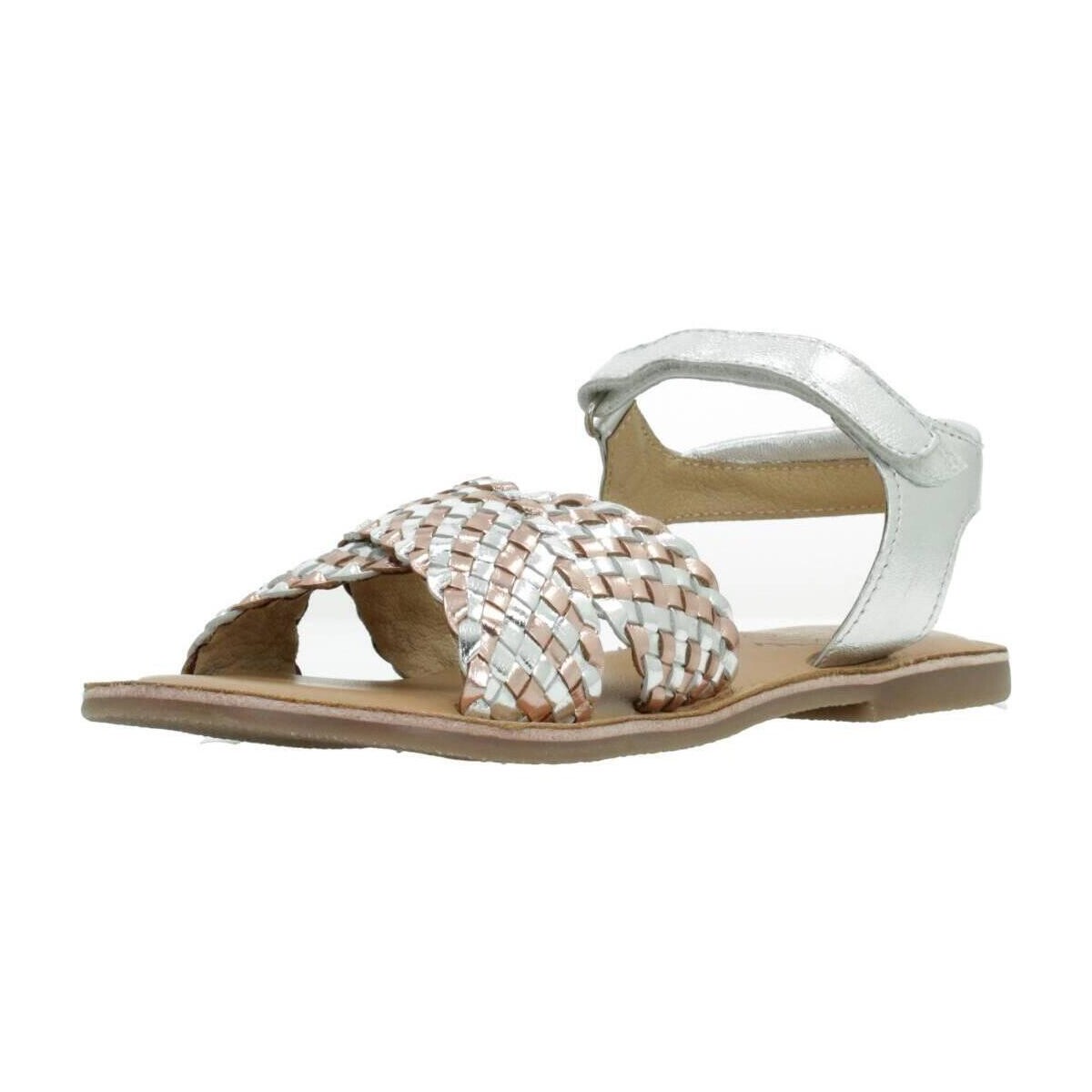 Sapatos Rapariga Sandálias Mod'8 CANIBRAID Prata