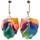 Relógios & jóias Mulher Brincos Luna Collection 79997 Multicolor