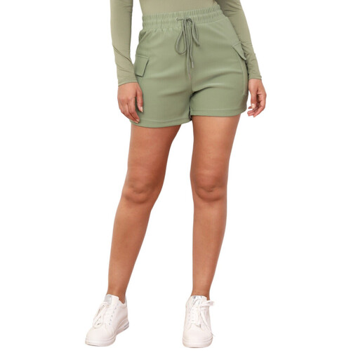 Textil Mulher Shorts / Bermudas La Modeuse 71892_P168793 Cáqui