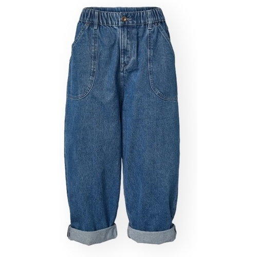 Textil Mulher Calças Jeans Wendy Trendy Calças 924068 - Denim Azul
