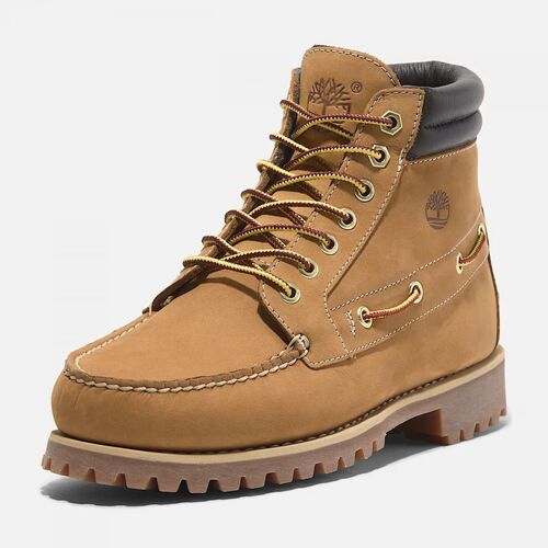 Timberland TB0A2N4C7541 - AUTH MID LACE-WHEAT BOAT Branco
