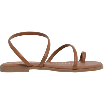 Sapatos Mulher Sandálias Blusandal |Sandálias rasas castanhas |Mulheres Castanho