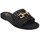 Sapatos Mulher Sandálias Chamby |Black Flat Sandals | Feminino Preto