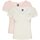 Textil Mulher T-shirts e Pólos Tommy Jeans DW0DW21367 Bege