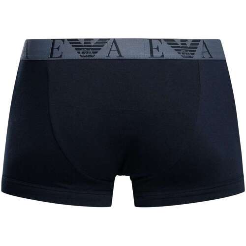 Emporio Armani Pacote com 3 cuecas de algodão elástico Azul