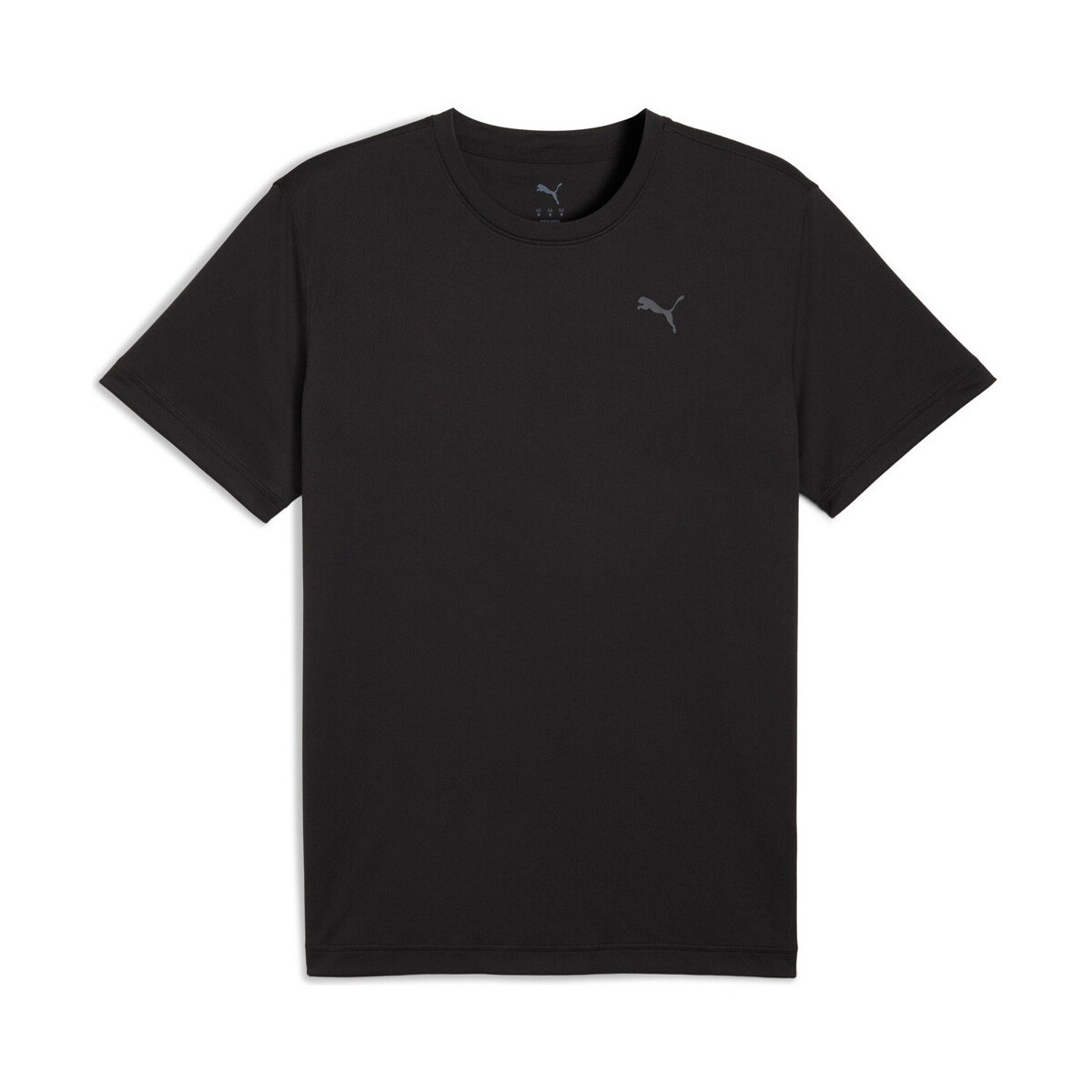 Textil Homem Camisas mangas curtas Puma GRAPHICS RUNNING FAS Preto