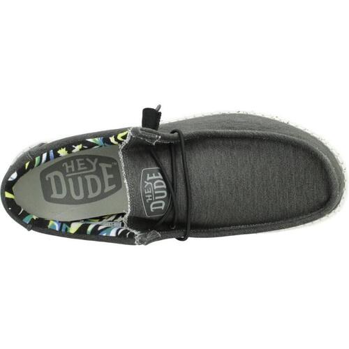 HEYDUDE WALLY STRETCH CANVAS Preto