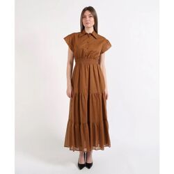 Textil Mulher Vestidos Kaos Collezioni RP1OR008-6012 Castanho