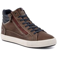 Sapatos Homem Sapatilhas de cano-alto Mustang 4129502003 Castanho