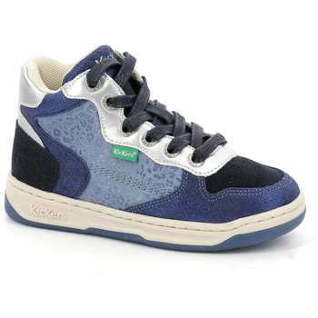 Sapatos Rapariga Sapatilhas de cano-alto Kickers Kicklax Marinho