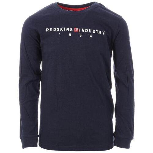 Textil Rapaz T-shirt mangas compridas Redskins  Azul