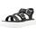 Sapatos Rapariga Sandálias Geox J SANDAL KODETTE J Preto