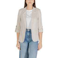 Textil Mulher Blazers Only Onlcaro 3/4 Unlined Tlr 15312199 Bege