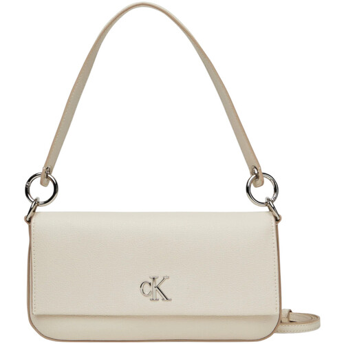 Calvin Klein Jeans MINIMAL MONOGRAM SHOULDER POUCH LV04K3161G Bege