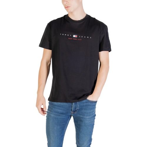 Tommy Hilfiger TJM REG FLAG LINEAR DM0DM21911 Preto